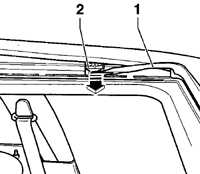  Снятие и установка обтекателей люка Volkswagen Golf IV