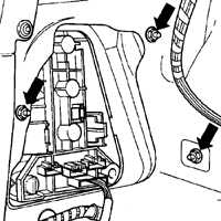  Снятие и установка заднего фонаря Volkswagen Golf IV