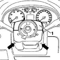  Снятие и установка переключателей рулевой колонки Volkswagen Golf IV