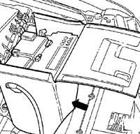 Снятие аккумулятора Volkswagen Golf IV